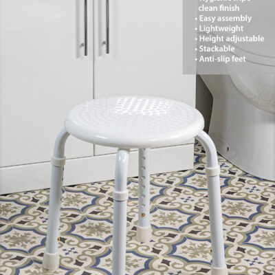 Multi-Purpose Adjustable Stool White