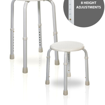 Multi-Purpose Adjustable Stool White