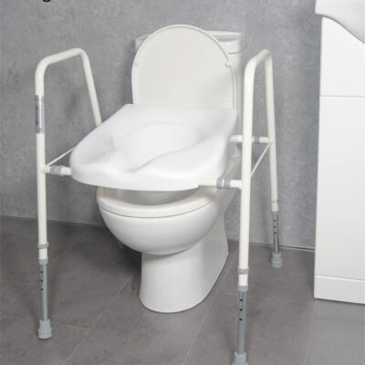 President Raised Toilet Seat and Frame
