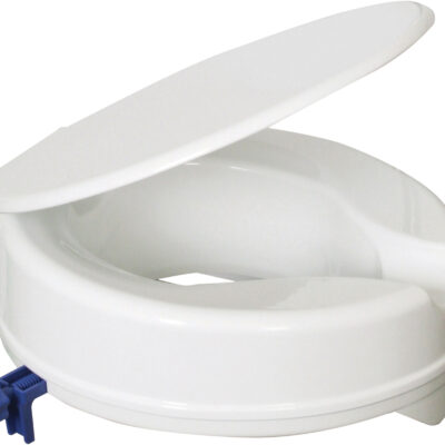 Raised Toilet Seat 4-Inch with Lid