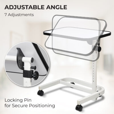 Deluxe Over Chair and Bed Table with Wheels