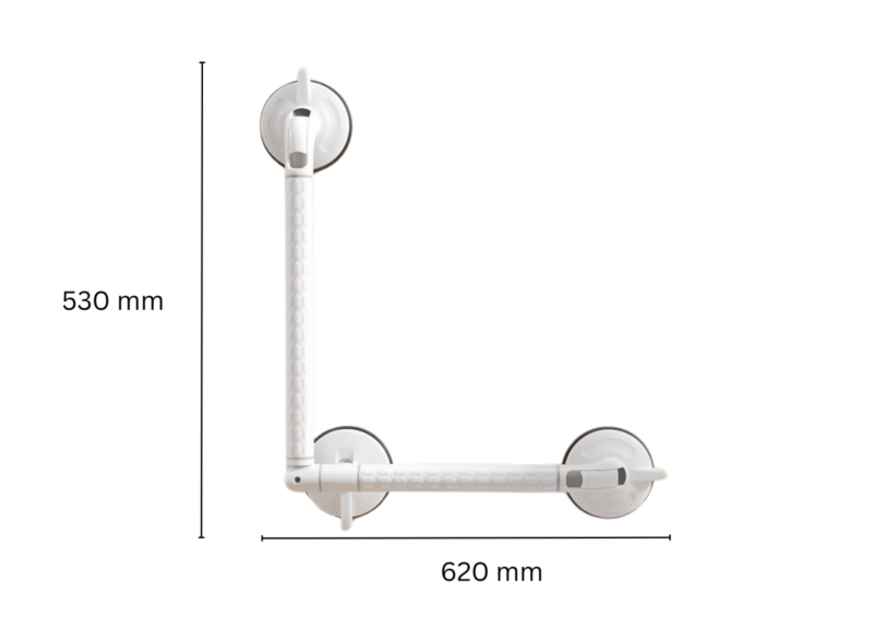 L-Shape Suction Cup Grab Bar