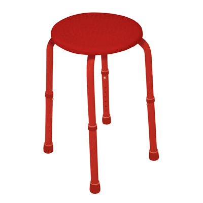 Multi-Purpose Adjustable Stool Red