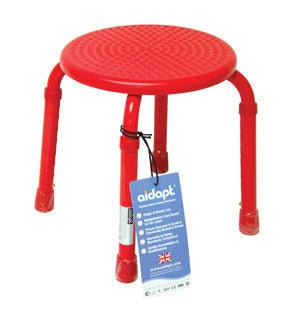 Multi-Purpose Adjustable Stool Red
