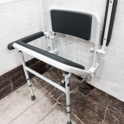 Solo Deluxe Shower Seat (With Padded Back & Seat)