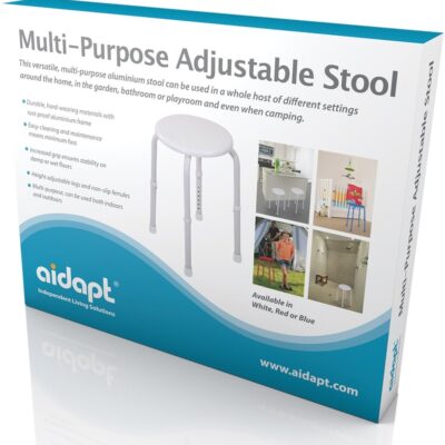 Multi-Purpose Adjustable Stool Red