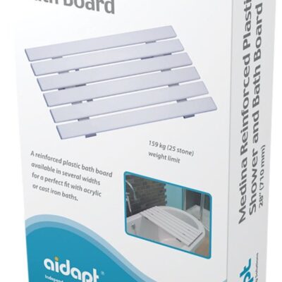 Premium Reinforced Plastic Bath Board 28 Inch