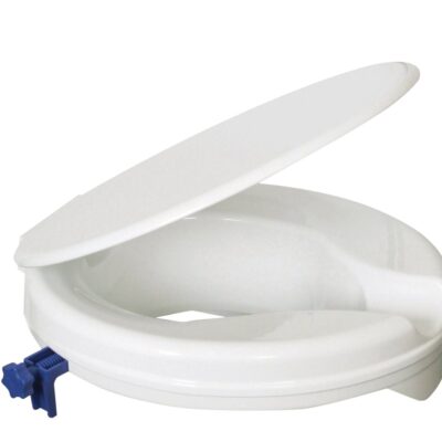 Toilet Seat Raiser 2-Inch with Lid
