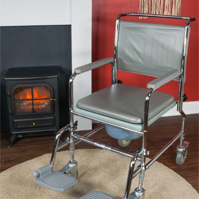 Lenham Wheeled Shower Commode Chair