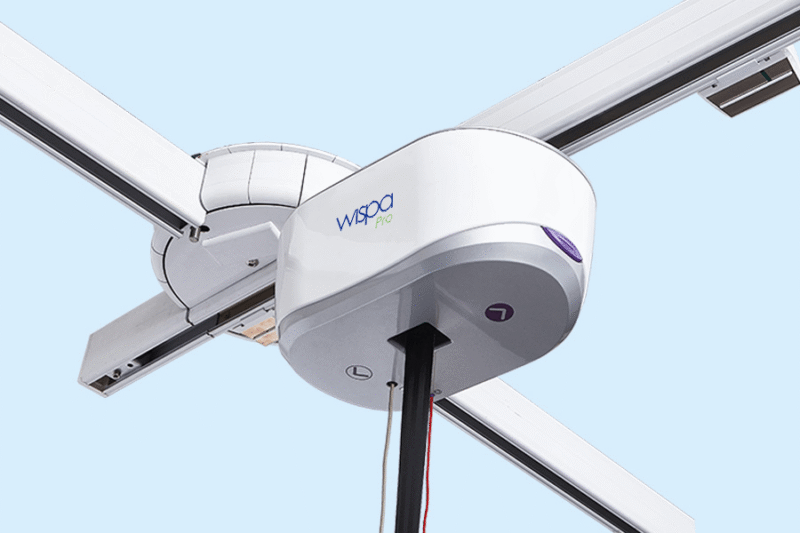 WISPA PRO Ceiling Hoist — 4-Way Movement