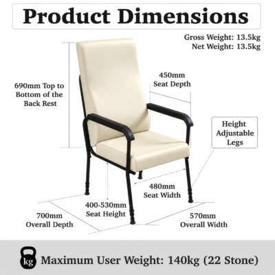 Longfield Lounge Chair (Cream)