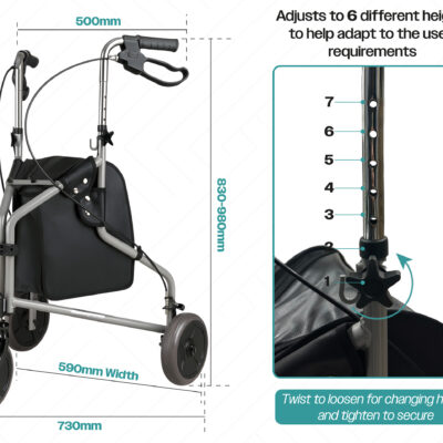 Three Wheeled Walker