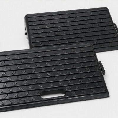 4″ Clip Together Rubber Ramp with Carry Handles (Set of 2)