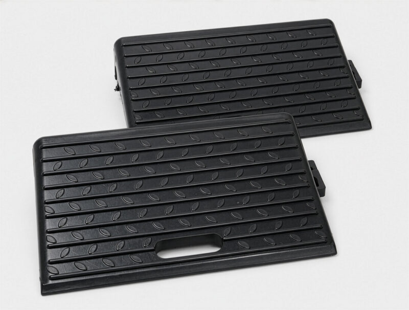 4″ Clip Together Rubber Ramp with Carry Handles (Set of 2)