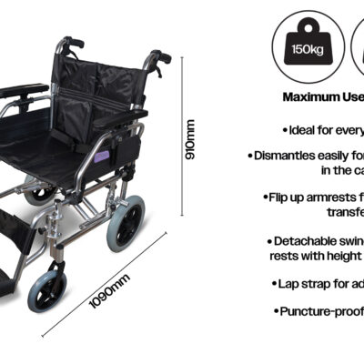 The York Attendant Propelled Transit Chair
