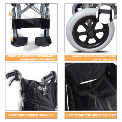 The York Attendant Propelled Transit Chair