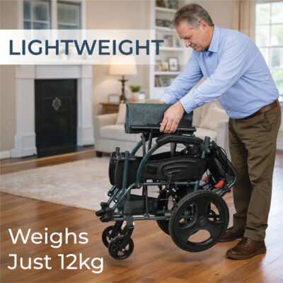Deluxe Aluminium Attendant Propelled Wheelchair