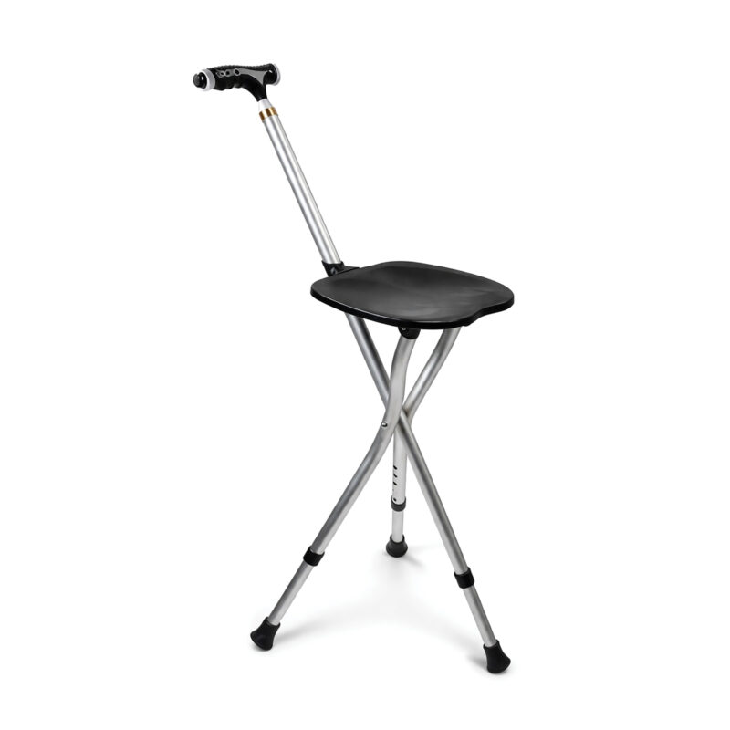Seat Cane with Torch Light