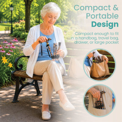 Deluxe Folding Walking Cane