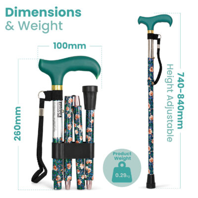 Deluxe Folding Walking Cane