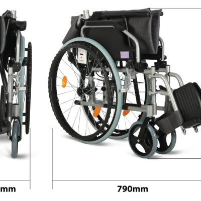 Deluxe Lightweight Self Propelled Aluminium Wheelchair