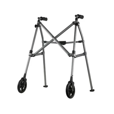 Single-Hand Folding Two-Wheeled Walker