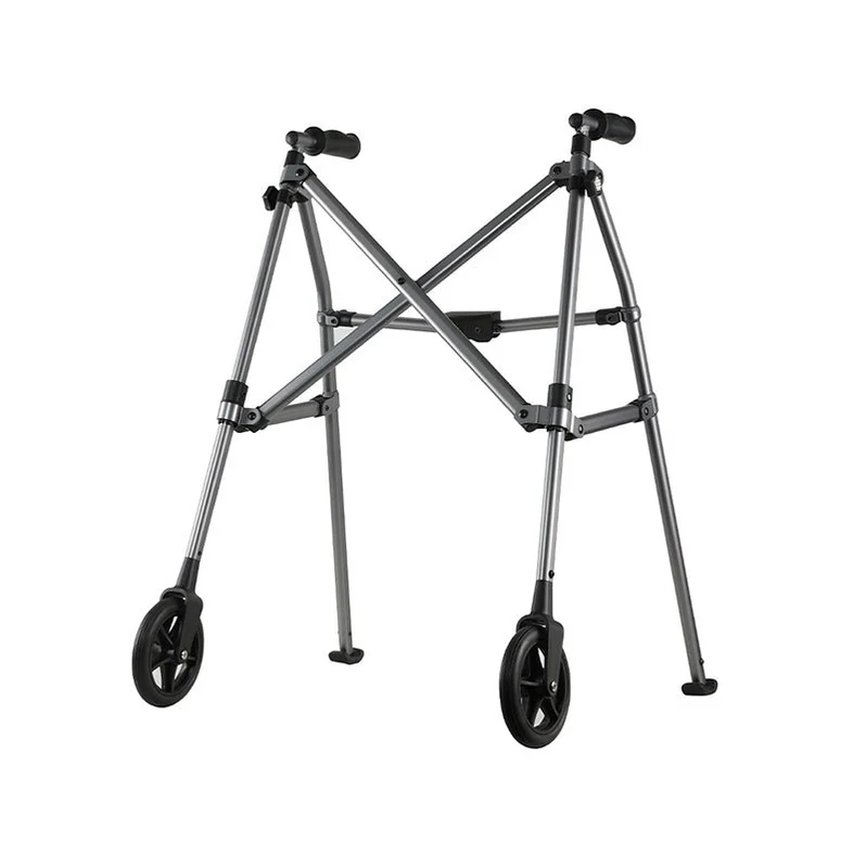 Single-Hand Folding Two-Wheeled Walker