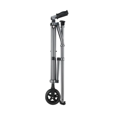 Single-Hand Folding Two-Wheeled Walker