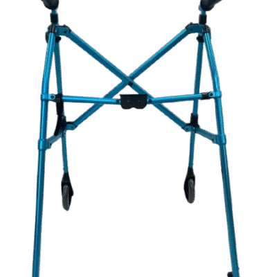 Single-Hand Folding Two-Wheeled Walker