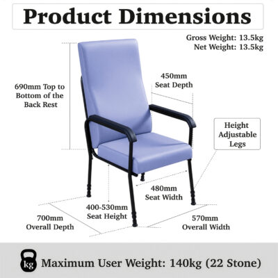 Longfield Lounge Chair (Purple)