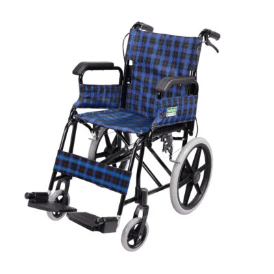 Foldable Attendant Propelled Transport Wheelchair