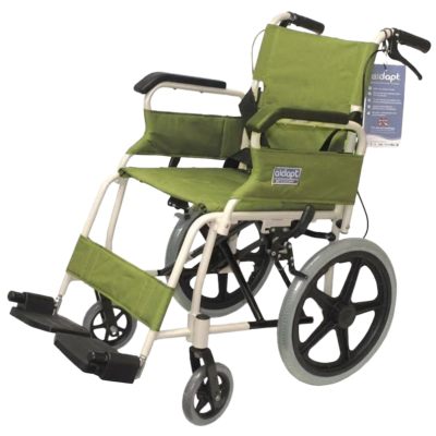 Foldable Attendant Propelled Transport Wheelchair