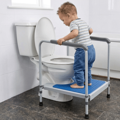 Children’s Toilet Platform with Handrails
