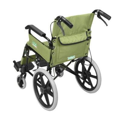 Foldable Attendant Propelled Transport Wheelchair